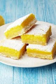 Homemade Lemon Bars Dessert Recipe With Butter Sugar Flour Eggs Lemon Juice Lemon Zest And Powdered Homemade Lemon Bars Dessert Recipes Lemon Bars Recipe