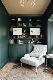 Moody Green Office Kate Marker Interiors In 2020 Interior Interior Design House Interior