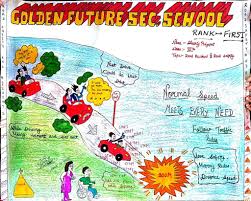 Each poster gives a different piece of advice to children Poster Making Related To Road Safety Novocom Top
