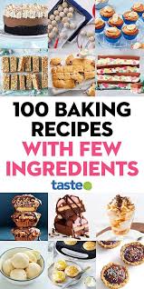 100 Baking Recipes With Only A Handful Of Ingredients In 2020 Baking Recipes Easy Baking Recipes Baked Dessert Recipes