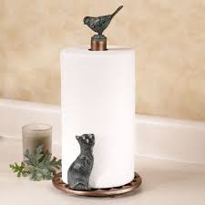 Cat And Bird Metal Paper Towel Holder Paper Towel Holder Metal Paper Towel Holder Paper Towel