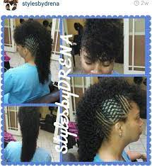 Thick messy curls and longer sideburns make it more girly while keeping it. Design Twist W Jerry Curl Hair Jerry Curl Hair Mohawk Hairstyles Curl Styles