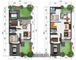 Desain rumah type 36 di atas mampu tampil elegan dengan luas lahan hanya 60 m2 dengan fitur yang lengkap. Desain Rumah Minimalis 2 Lantai Type 36