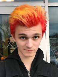 Probably A Better Version Of Phoenix S Hair Tbh Fire Hair Color Men Hair Color Yellow Hair