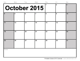 Photos of the moon come from nasa's goddard space flight center scientific visualization studio. October 2015 Calendar Printable 3 Fort Pierce Central