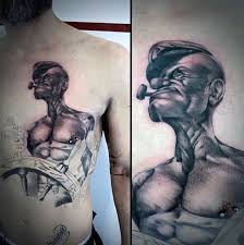 Tattoos of popeye, tattoo flash popeye. Popeye Tattoo Right Side Rib Site Title