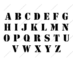 Convenient, reusable, and easy to . Decorative Army Uppercase Lowercase Letter Stencils A Z 1 4 To 12 Inch Sizes Stencil Letters Org