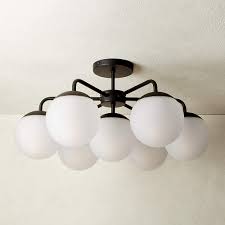 By jonathan y (30) lynch 15.75 in. Vega Black Flush Mount Light Reviews Cb2