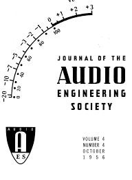 Aes E Library Complete Journal Volume 4 Issue 4