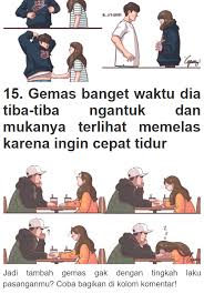 The old mediocre ways of standing in a queu. 15 Ilustrasi Ini Gambarkan Tingkah Laku Cewek Yang Bikin Cowok Gemas Terviral 24 Jam