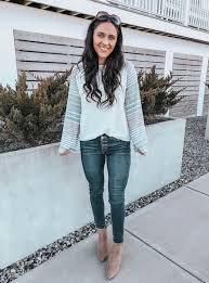 A new style of denim is trending for 2021. How To Wear Skinny Jeans With Booties Fit Mommy In Heels
