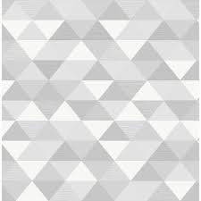 Grey wallpaper provides a cool elegance in a room. Wilko Geo Grey Silver Wallpaper Wilko
