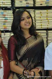 Samvrutha Sunil Wedding Saree Indian Green Blouse Designs Beauty Face Women