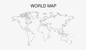 But for some people, using a black and white world map is considered as something effective. World Map Outline Black And White Printable Transparent Png 600x394 Free Download On Nicepng