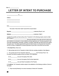 Claim letters to business partners. Letter Of Intent Loi Template Sample Free Pdf Example Legal Templates