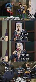 Check spelling or type a new query. A Common Cause Abbacchio Joins The Kicking Anime Memes Funny Anime Memes Jojo Memes