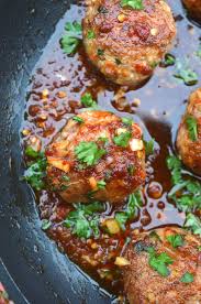 Asian Pork Meatballs With Ginger Honey Sauce Souffle Bombay Ground Pork Recipes Pork Recipes Pork Meatballs