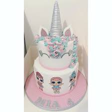 ( 5.0 ) stars out of 5 stars 1 ratings , based on 1 reviews Birthday Cakes Unicorn Lol Surprise Dolls Cake With Matching Unicorn Cupcakes Yesbirthday Home Of Birthday Wishes Inspiration