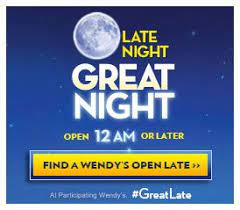 Late Night Great Night Find A Wendys Open Late Great Night Wendy S Meal Deal