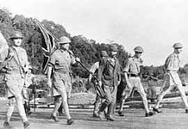 Penjajahan jepun di tanah melayu merupakan satu turutan pertempuran yang singkat tetapi sengit dan merupakan satu detik perubahan antara pemerintahan daripada orang putih (british) kepada pemerintah jepun. Pertempuran Singapura Wikipedia Bahasa Melayu Ensiklopedia Bebas