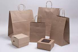 Natural Kraft Paper Bags Packaging Design Inspiration Kraft Paper Paper Bag