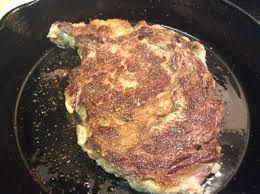 Homemade A Boneless Prime Rib Steak In Cast Iron Skillet Recipes Food Cooking Delicious Foodie Foodrecipes Cook Rib Steak Prime Rib Steak Prime Rib