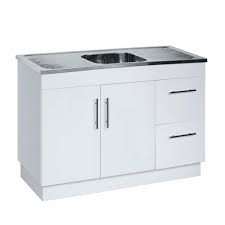 Under kitchen / bath sink cabinet pull out soft closing organizing shelf drawer. Kitchen Cabinet W Ss Sink 1180x470x870 Otc Tiles Bathroom