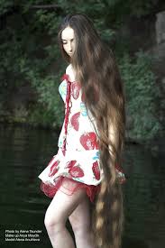 Long Hair Girl Shows Off Her Floor Length Hair Girls With Very Long Hair Very Long Hair Long Hair Girl Long Hair Styles