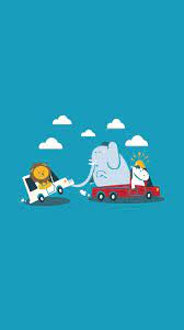 Car Tow Animal Wallpaper Funny Phone Wallpaper Funny Wallpapers