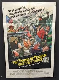 The taking of pelham 123 2009 double sided original movie poster 27 x 40. Taking Of Pelham One Two Three Original Movie Poster Hollywood Posters Ebay