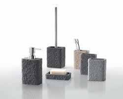 Set Accessori Bagno Composto Da Portaspazzolini Portasapone Dosasapone E Scopino Wc Disponibile In Divers Bagni In Resina Accessori Da Bagno Portaspazzolini