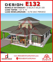 Contoh rumah teres 2 tingkat. Design Rumah 5 Bilik Galleries Rekabentukrumah