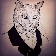 In addition to adorning tombs housing human remains, these depictions are also fittingly found within felines' burial sites. Pin On Cat Art