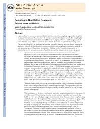 Theoretical research uses qualitative method and includes studying of theory and other research. Pdf Sampling In Qualitative Research Rationale Issues And Methods