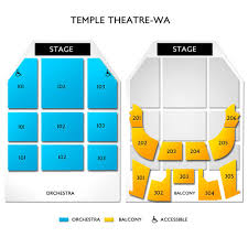 temple theatre tacoma 2019 seating chart