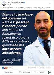 Il noto virologo matteo bassetti, direttore della soc clinica malattie infettive del policlinico san martino ist di genova, spesso ospite in televisione durante questi mesi di dura pandemia, ha commosso i suoi tantissimi followers.in un post pubblicato sul suo account instagram ufficiale, bassetti ha infatti scritto un lungo e commovente addio alla sua cara mamma. Coronavirus La Citazione Di Matteo Bassetti Il Natale Senza Famiglia Non E Natale Facciamo Il Punto Open