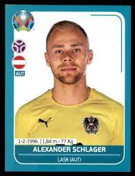 Panini Uefa Euro 2020 Preview Alexander Schlager Austria No Aut9 Alexander Arnold Panini Euro