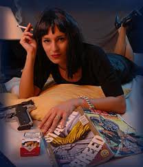 We had no money, as usual, on pulp fiction, and uma's very tall. Pulp Fiction Wikipedia