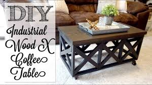 All for the low cost of $15! Diy Industrial Style X Coffee Table Youtube