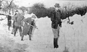 The film was probably shot in the early days of january 1963. The Great Snows That Went Down In Local Folklore Craven Herald