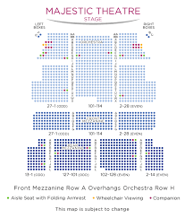 the majestic seating chart majestic theatre dallas seating