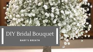 How to make bridal bouquet babies breath. Diy Bridal Bouquet Baby S Breath Youtube