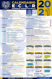 Este calendario anual del 2022 es muy práctico. Calendario Escolar 2021 Mexico