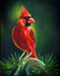 Black And Red Cardinal Bird American Red Cardinal By Evey Studios Red Birds Bird Art Nest Art