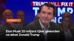 Elon Musk 20 miljard rijker geworden na winst Donald Trump ... - YouTube