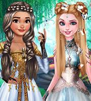 First you will need to give them a new hairstyle and there are a few fantasy hairdo models from which. Princesses Fantasy Hairstyles Agnesgames Com