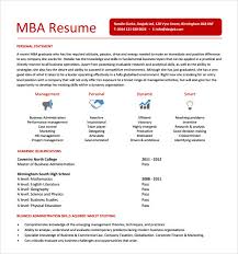 The profile of the individual using this resume is related to business and marketing. Free 8 Mba Resume Templates In Pdf