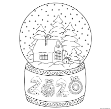 Heartcoloringpages.us this impression free printables download the suprising free printable coloring pages. 2020 Toy Glass Snow Globe House Coloring Pages Printable