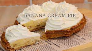 冷凍パイシート] バナナクリームパイ☆How to make Banana Cream Pie! [ Frozen Puff Pastry  sheet] - YouTube