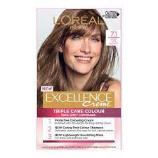 L Oreal Excellence Creme 7 1 Dark Ash Blonde Hair Colour Dark Ash Blonde Dark Ash Blonde Hair Ash Blonde Hair Colour